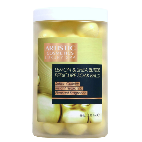 LEMON & SHEA BUTTER PEDICURE SOAK BALLS